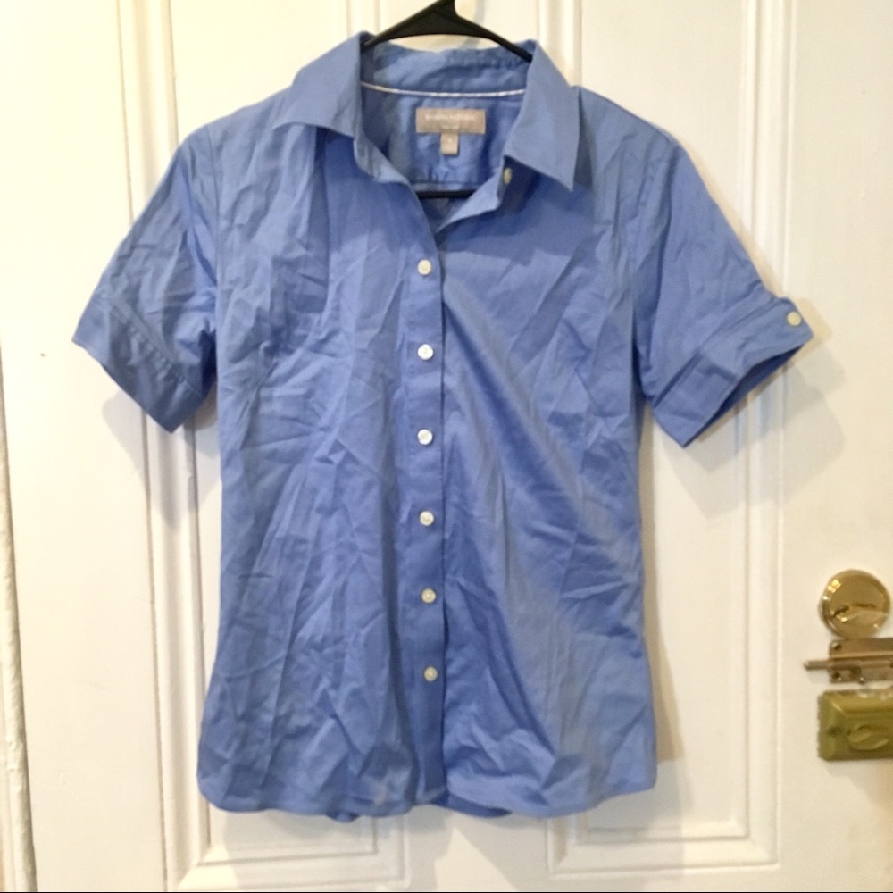 Banana Republic tailored short sleeve button-down